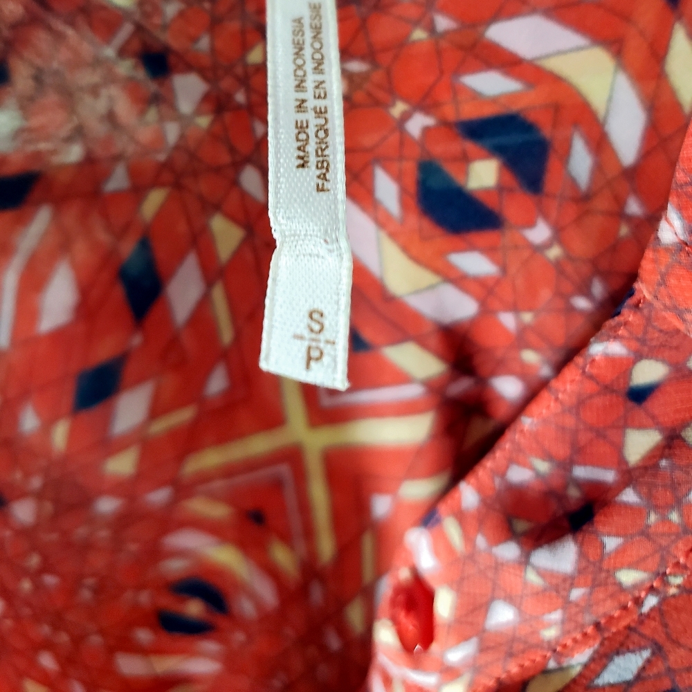 Free People Geo Print Easy Rider Button Down - Picture 4 of 8